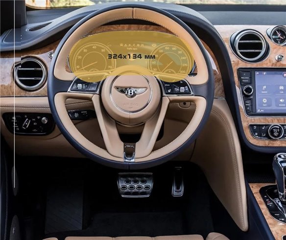 Bentley Bentayga 2016 - 2020 Digital Speedometer ExtraShield Screeen Protector-Bentayga