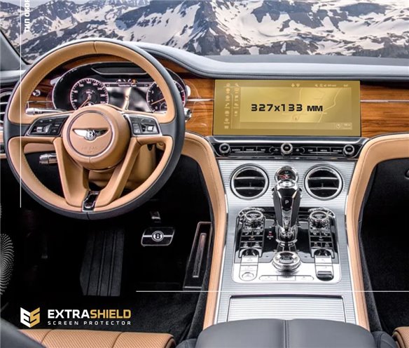 Bentley Continental GT 2017 - Present Multimedia Bang & Olufsen 12,3 ExtraShield Screeen Protector-Continental