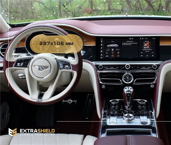 Bentley Flying Spur 2019 - Presente Tachimetro digitale ExtraShield Screeen Protector-Flying Spur