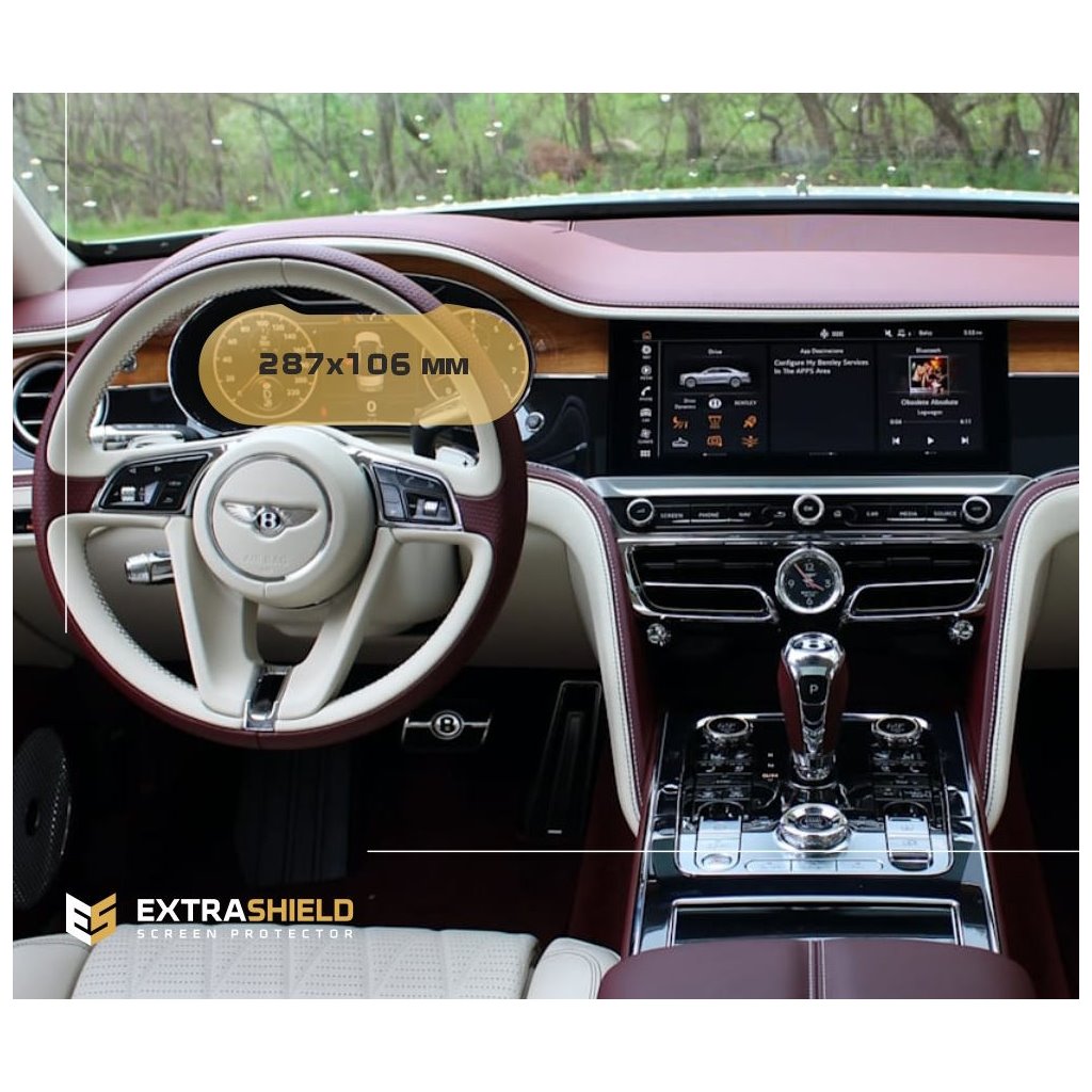 Bentley Flying Spur 2019 - Presente Tachimetro digitale ExtraShield Screeen Protector-Flying Spur