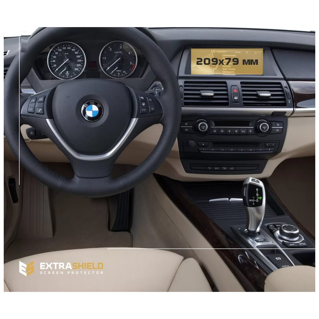 BMW X5 (E70) 2006 - 2010 Multimedia 8,8 Protezione per pannelli ExtraShield-X5 SERIES E53 E70 F15
