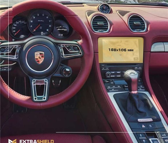 Porsche Boxster 2016 - Gegenwart Multimedia 7 ExtraShield Screeen Protector-BOXSTER