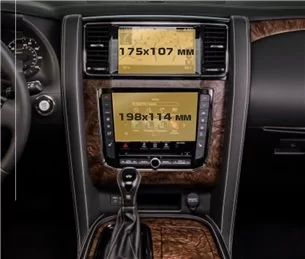 Infiniti QX80 (Z62) 2020 - Heute Multimedia + Klimaautomatik 7-8 ExtraShield Screeen Protector-QX80