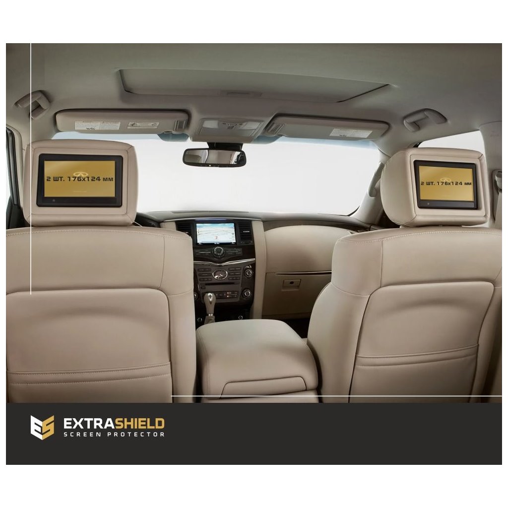 Infiniti QX80 (Z62) 2021 - Presente Monitor Passeggero ExtraShield Screeen Protector-QX80 Infiniti QX80 (Z62) 2021 - Presente Monitor Passeggero ExtraShield Screeen Protector-QX80