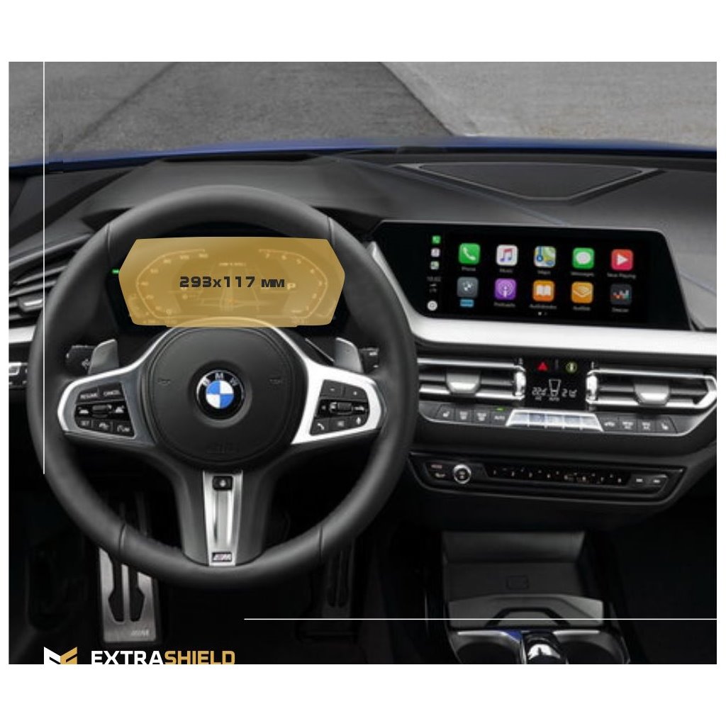 BMW 1er (F40) 2019 - Heute Digitaler Tacho BMW Live Cockpit Professional 10,25 ExtraShield Screeen Protector-1 Series E81 E82 E8