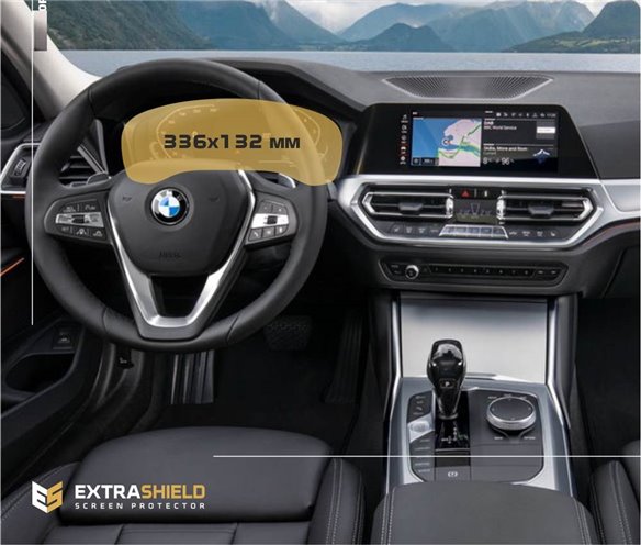 BMW 3 Series (G20) 2020 - Present Digital Speedometer (without sensor) 12,3 ExtraShield Screeen Protector-3 SERIES E30 E36 E46 E