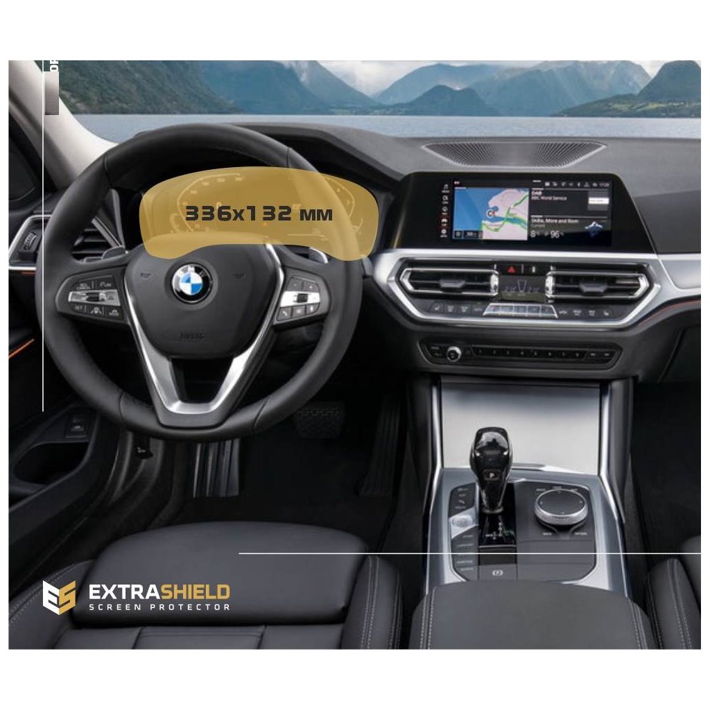 BMW 3 Series (G20) 2020 - Present Digital Speedometer (without sensor) 12,3 ExtraShield Screeen Protector-3 SERIES E30 E36 E46 E