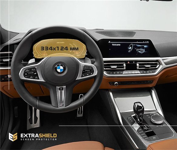 BMW Serie 4 (G22) 2020 - oggi Tachimetro digitale (senza sensore) 12,3 ExtraShield Screeen Protector-4 SERIES F36