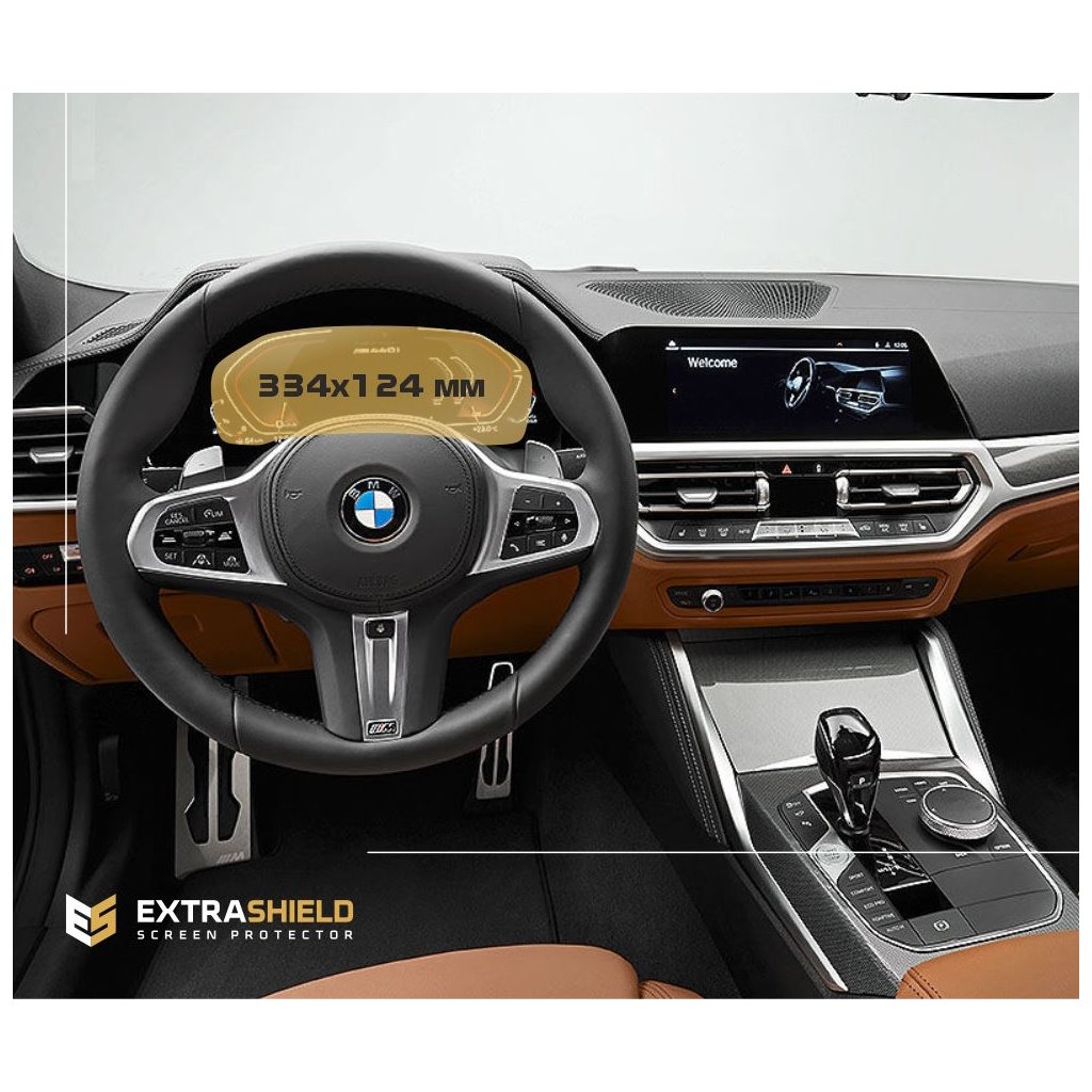 BMW 4er (G22) 2020 - Heute Digitaler Tacho (ohne Sensor) 12,3 ExtraShield Screeen Protector-4 SERIES F36 BMW 4er (G22) 2020 - Heute Digitaler Tacho (ohne Sensor) 12,3 ExtraShield Screeen Protector-4 SERIES F36