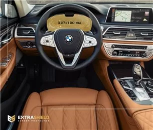 BMW 7er (G11/G12) 2019 - Heute Digitaler Tacho (mit Kamera) 12,3 ExtraShield Screeen Protector-7 SERIES