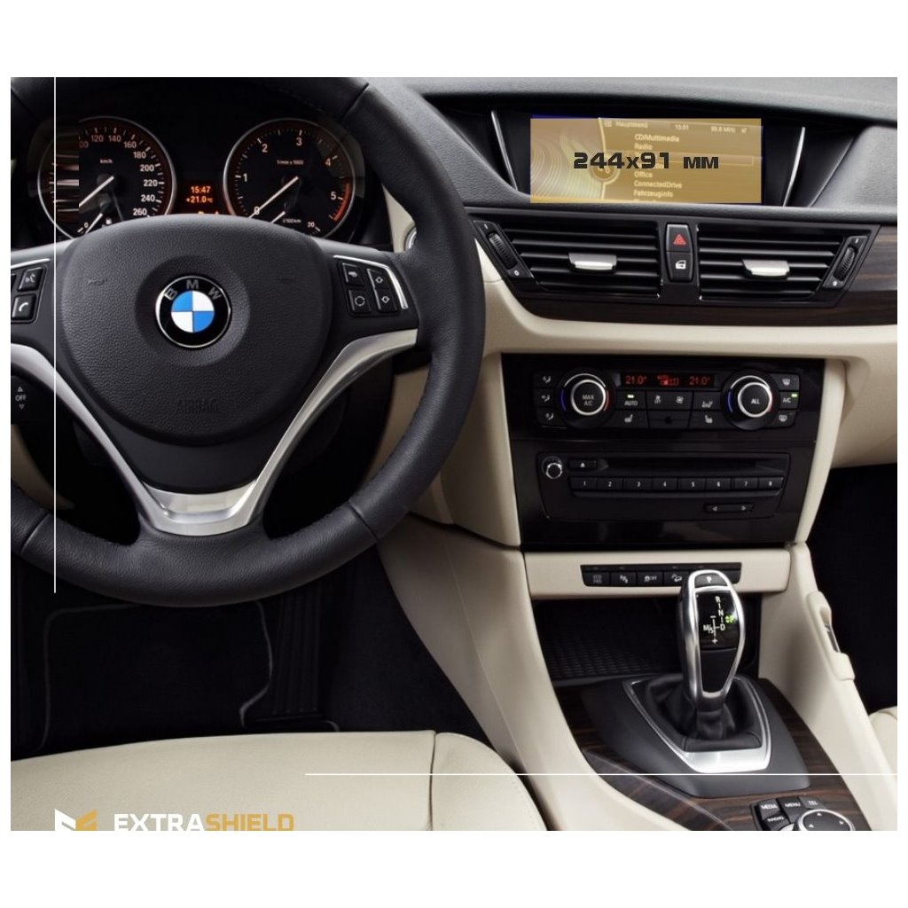 BMW X1 (E84) 2002 - 2015 Multimedia NBT 8,8 ExtraShield protezione pannellistica-X1 SERIES E84