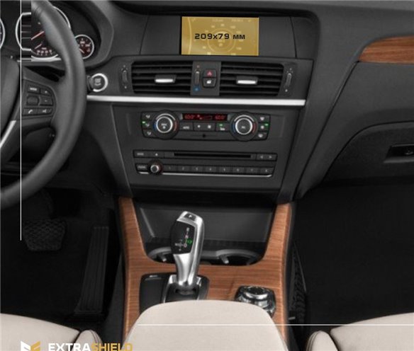 BMW X3 (F25) 2010 - 2014 Multimedia 8,8 ExtraShield Screeen Protector-X3 SERIES E83 F25 G01