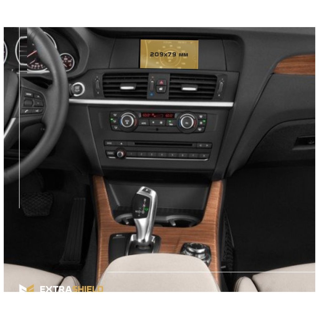 BMW X3 (F25) 2010 - 2014 Multimedia 8,8 ExtraShield protezione pannellatura-X3 SERIES E83 F25 G01