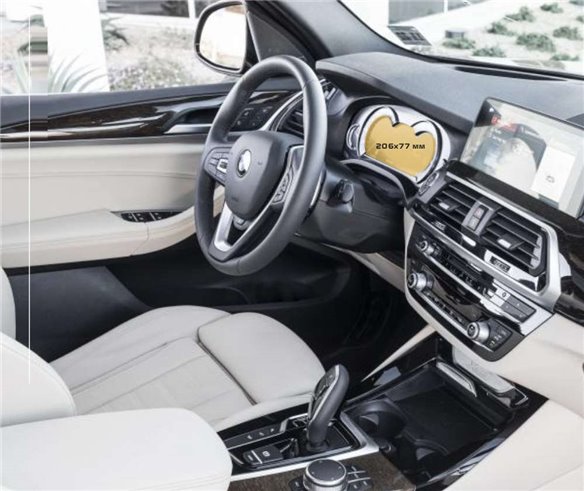 BMW X4 (G02) 2018 - 2021 Tachimetro digitale (centrale) 12,3 ExtraShield Screeen Protector-X4 SERIES G02