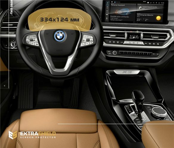 BMW X4 (G02) 2018 - 2021 Tachimetro digitale (senza sensore) 12,3 ExtraShield Screeen Protector-X4 SERIES G02