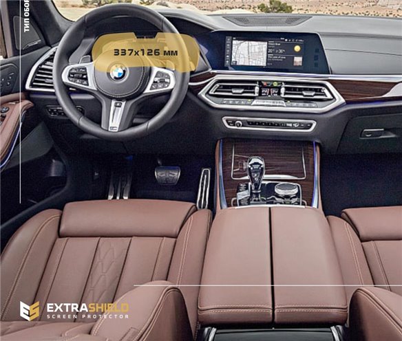 BMW X5 (G05) 2018 - Present Digital Speedometer (with sensor) 12,3 ExtraShield Screeen Protector-X5 SERIES E53 E70 F15 BMW X5 (G05) 2018 - Present Digital Speedometer (with sensor) 12,3 ExtraShield Screeen Protector-X5 SERIES E53 E70 F15
