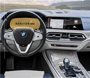 BMW X6 (G06) 2019 - Oggi Tachimetro digitale (senza sensore) 12,3 ExtraShield Screeen Protector-X6 SERIES E71 F16 G06