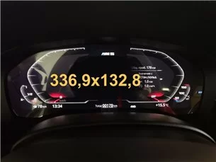 BMW Serie 6 (G32) 2017 - Oggi Tachimetro digitale (senza sensore) 12,3 ExtraShield Screeen Protector-6 SERIES E63