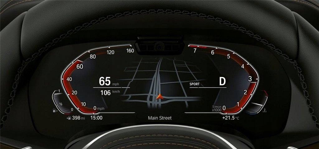 BMW 6 Series (G32) 2017 - 2020 Digital Speedometer (with sensor) 12,3 ExtraShield Screeen Protector-6 SERIES E63