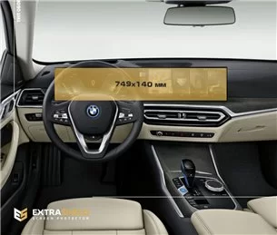 BMW i4 2022 - Presente BMW Live Cockpit Plus con display curvo BMW ExtraShield Screeen Protector-i-Series