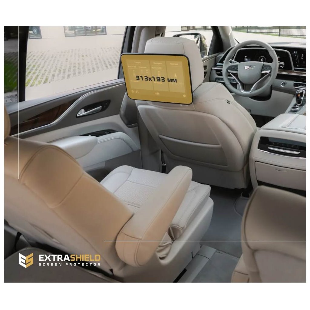 Cadillac Escalade 2021 - Present Passenger monitors (2 pcs,) ExtraShield Screeen Protector-CADILLAC
