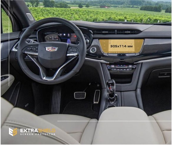 Cadillac XT6 2019 - Present Multimedia 8 ExtraShield Screeen Protector-CADILLAC