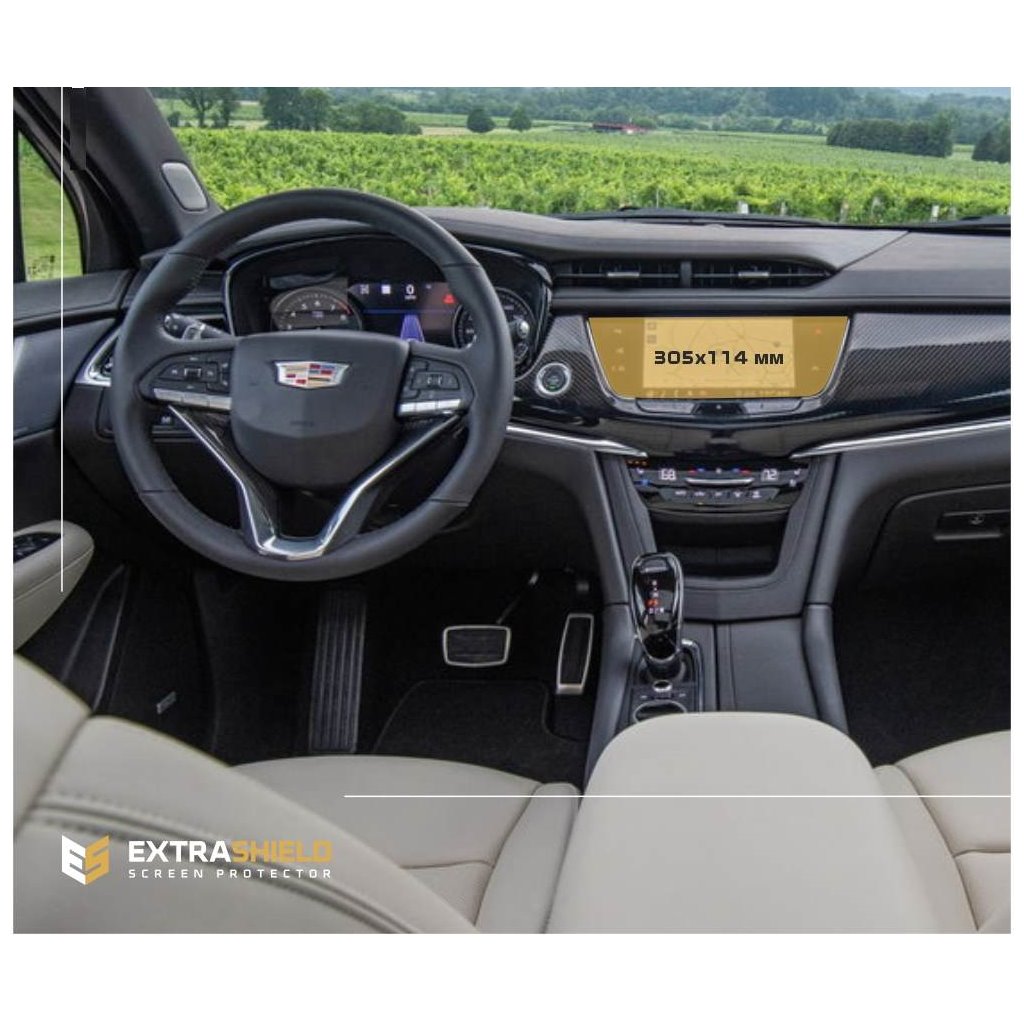 Cadillac XT6 2019 - Gegenwart Multimedia 8 ExtraShield Screeen Protector-CADILLAC