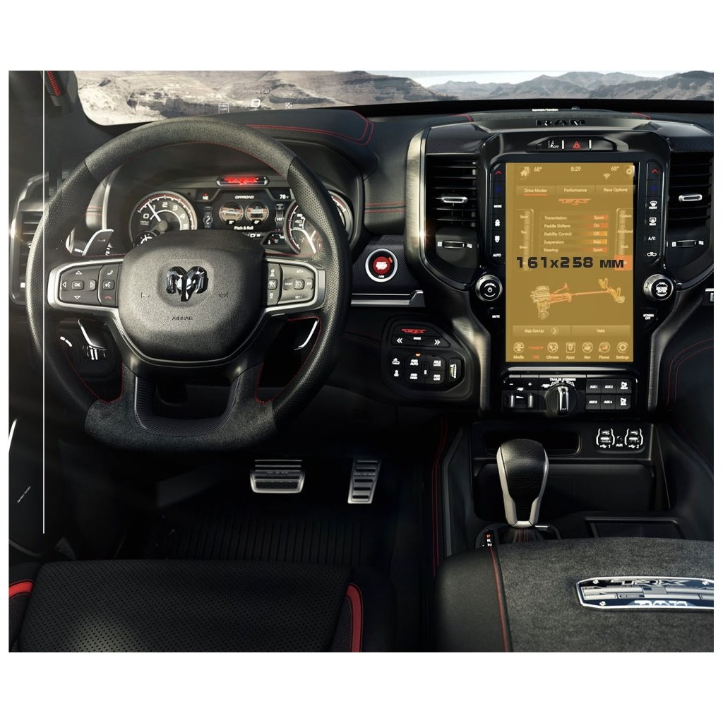 Dodge Ram TRX 2021 - Present Multimedia 12 ExtraShield Screeen Protector-RAM