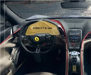 Ferrari Roma 2019 - Present Digitaler Tachometer ExtraShield Schirmblechschutz-FERRARI