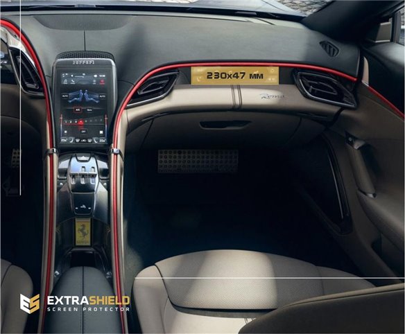 Ferrari Roma 2019 - Presente Multimedia Passenger ExtraShield Screeen Protector-FERRARI
