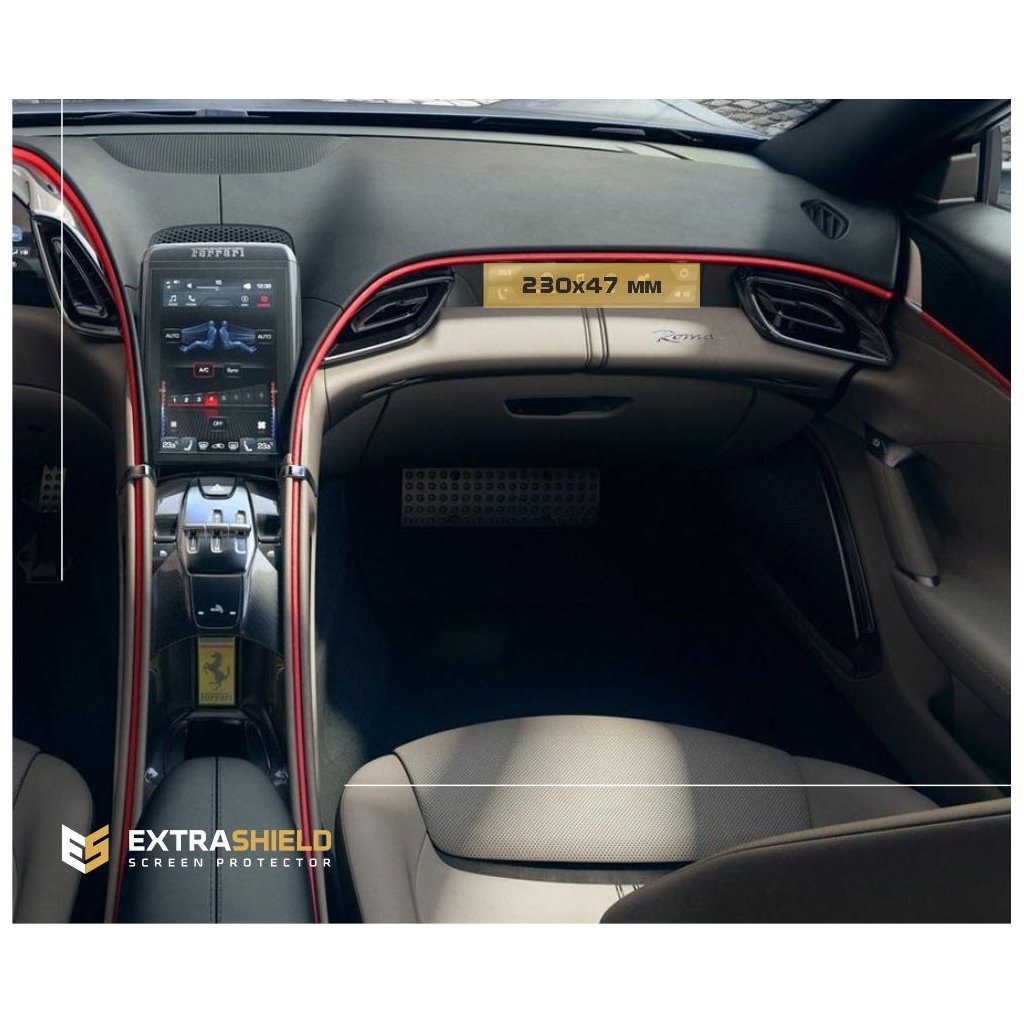 Ferrari Roma 2019 - Present Multimedia passenger ExtraShield Screeen Protector-FERRARI
