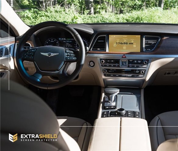 Genesis G80 2017 - 2021 Blocco disco Multimedia 8 ExtraShield-GENESIS