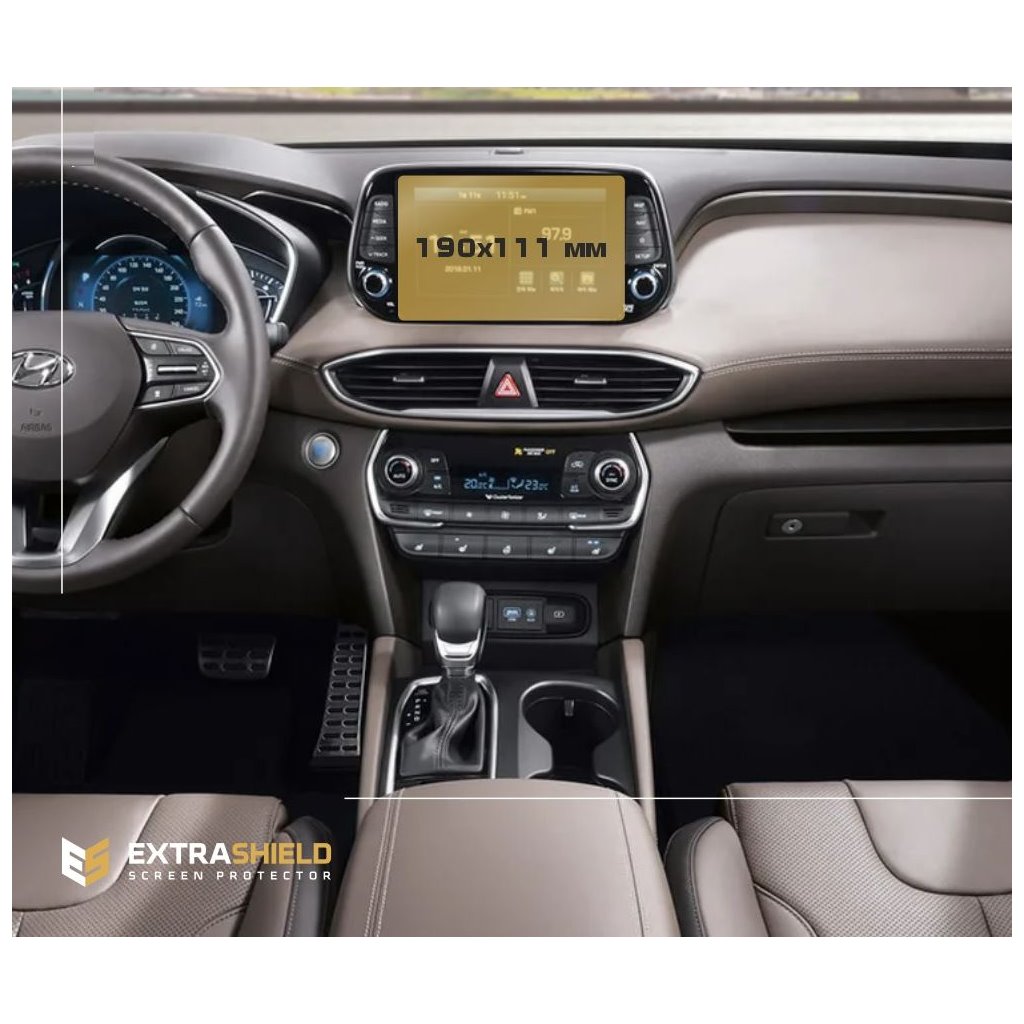 Hyundai Palisade 2018 - Present Multimedia ExtraShield Screeen Protector- Hyundai Palisade 2018 - Present Multimedia ExtraShield Screeen Protector-