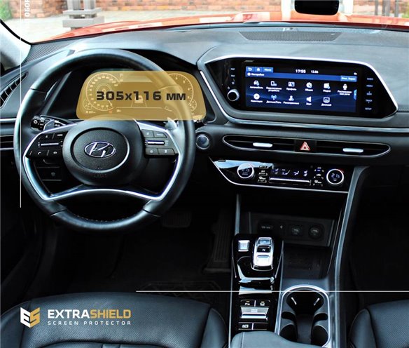 Hyundai Sonata 2019 - Attuale Tachimetro Digitale 12,3 ExtraShield Screeen Protector-SONATA