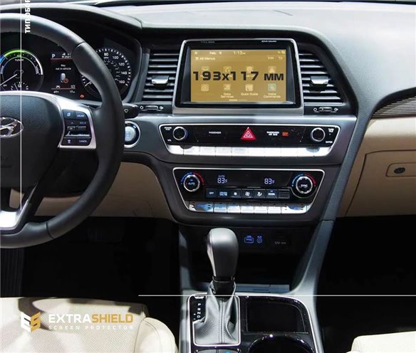 Hyundai Sonata 2019 - Attuale Multimedia 8 ExtraShield Screeen Protector-SONATA