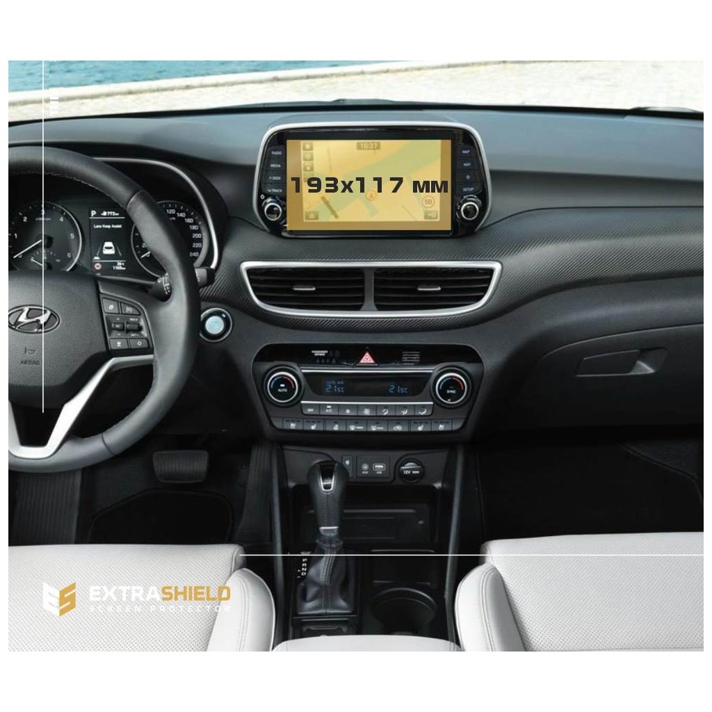 Hyundai Tucson 2015 - 2020 Multimedia 8 ExtraShield Screeen Protector-TUCSON