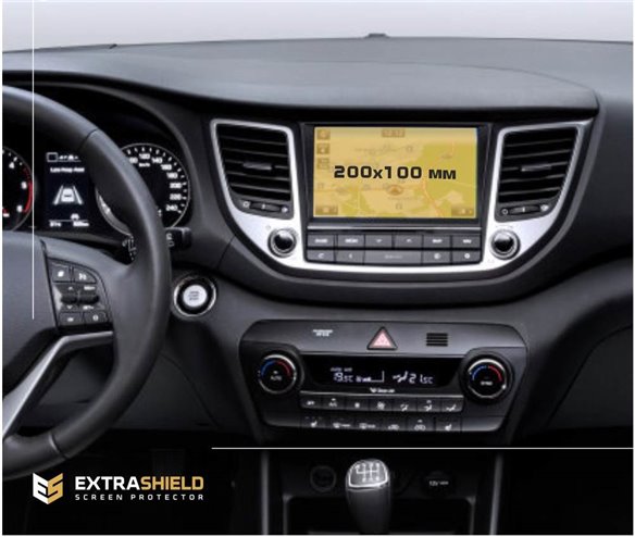 Hyundai Tucson 2015 - 2019 Multimedia 8 ExtraShield Screeen Protector-TUCSON Hyundai Tucson 2015 - 2019 Multimedia 8 ExtraShield Screeen Protector-TUCSON