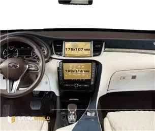Infiniti QX50 (P71A) 2017 - Heute Multimedia + Klimaautomatik 7-8 ExtraShield Screeen Protector-QX56