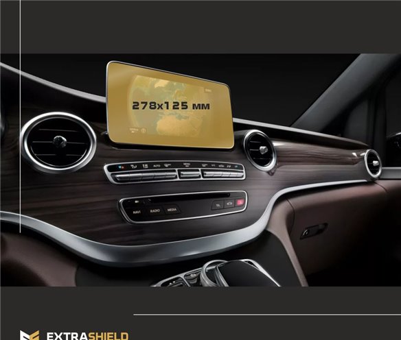 Mercedes-Benz Classe V (W447) 2014 - Oggi Multimedia 10,3 ExtraShield Screeen Protector-V-KLASSE W447