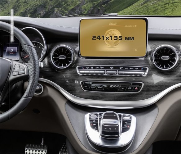 Mercedes-Benz Classe V (W447) 2019 - Oggi Multimedia ExtraShield Screeen Protector-V-KLASSE W447 Mercedes-Benz Classe V (W447) 2019 - Oggi Multimedia ExtraShield Screeen Protector-V-KLASSE W447