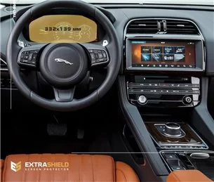 Jaguar F-PACE 2021 - Gegenwart Digitaler Tachometer ExtraShield Screeen Protector-F-Pace