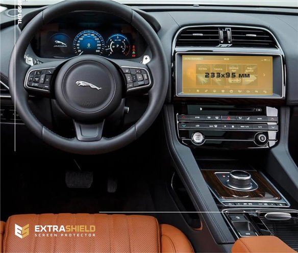 Jaguar F-PACE 2019 - Present Multimedia 12,3 ExtraShield Screeen Protector-F-Pace