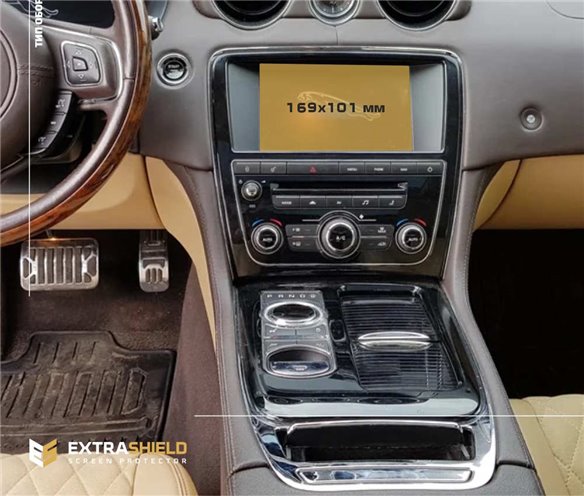 Jaguar XJ (351) 2016-2019 Multimedia ExtraShield Screeen Protector-XJS XJ-S Jaguar XJ (351) 2016-2019 Multimedia ExtraShield Screeen Protector-XJS XJ-S