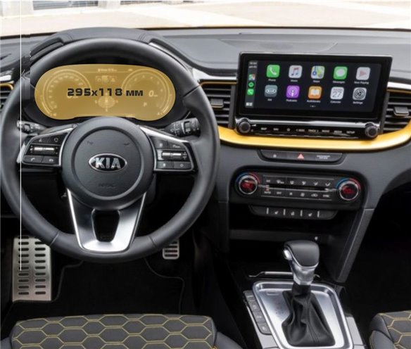KIA Ceed 2019 - Present Digital Speedometer 12,3 ExtraShield Screeen Protector-CEED KIA Ceed 2019 - Present Digital Speedometer 12,3 ExtraShield Screeen Protector-CEED