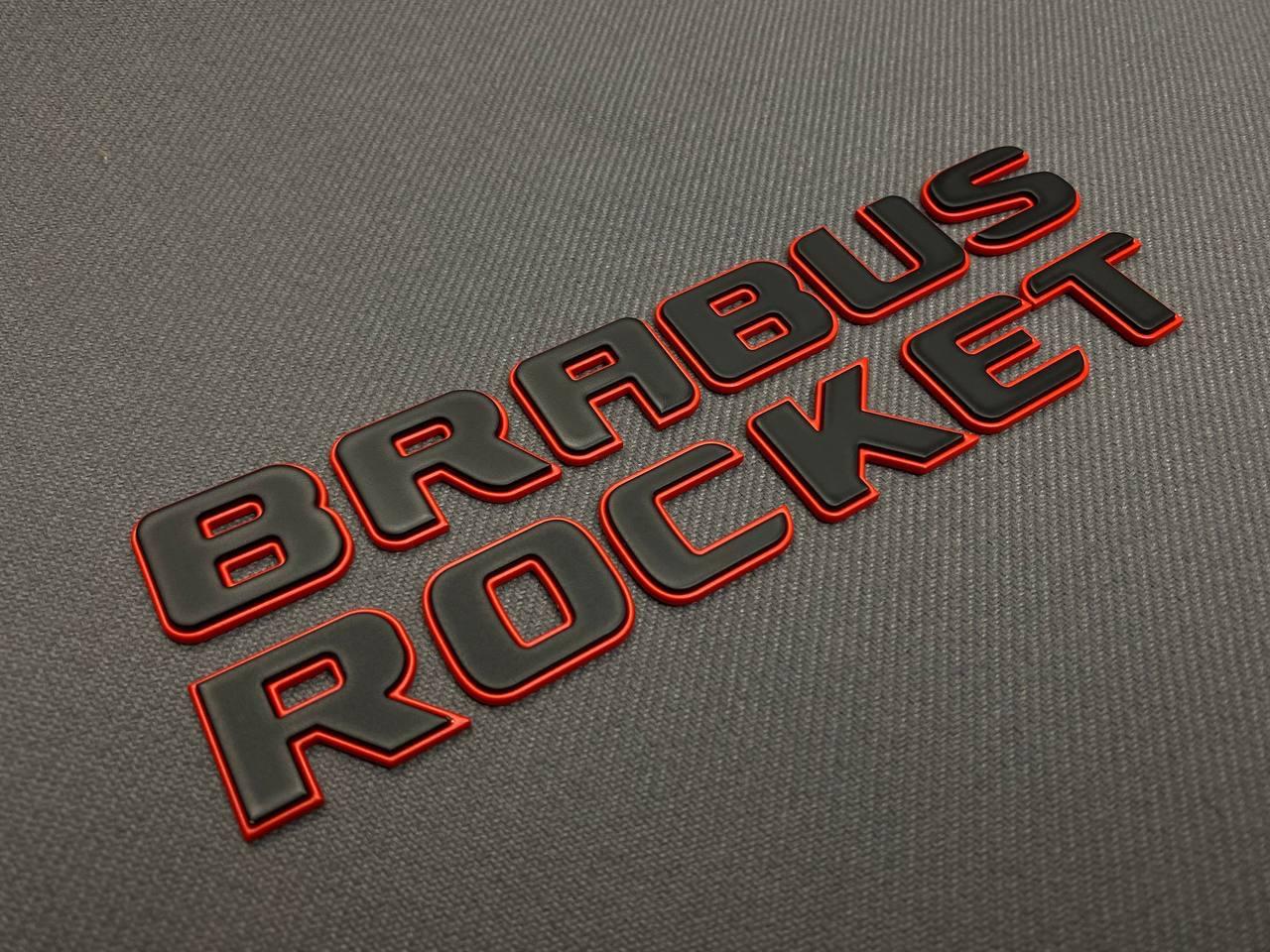 Metallic Brabus ROCKET 900 RED + BLACK emblems badges set for Mercedes-Benz  G-Class W463A W464 — Kubay Design