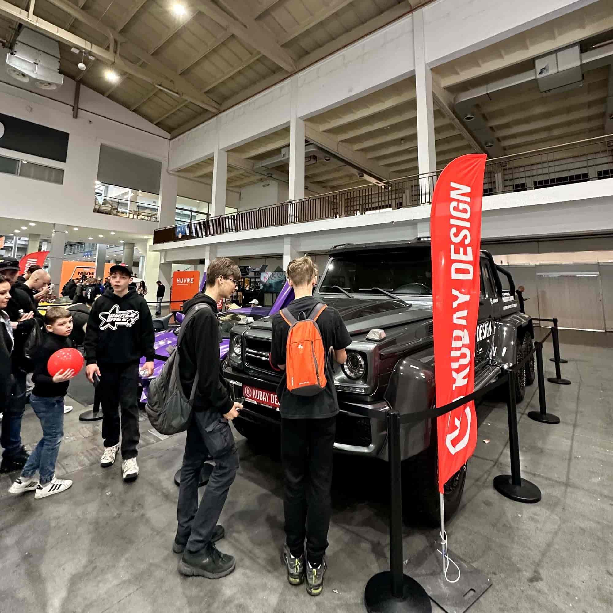 Kubay Design at the Poznan Motor Show 2024 with Mercedes W463 6×6 and Premium Car Tuning Phono 3