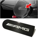 Carbon Fiber Badge Emblem Logo for Rear Spare Tire Wheel Cover AMG Mercedes-Benz W463A W464 G-Class G-Wagon