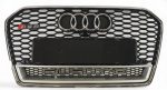 RS6 Chrome Quattro Front Bumper Radiator Grille for Audi A6 2012–2015 - Image 2