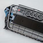 S3-Style Front Radiator Grille with Chrome Finish for Audi A3 2013–2016 - Image 2