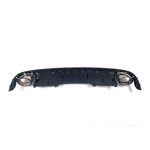 RS4 Style Rear Diffuser with Exhaust Tips Black for Audi A4 B9 2015–2019 - Image 2